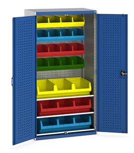 Bott Cupboard 1050Wx650Dx2000mm H - c/w 25 Containers Bott 1050mm wide x 650mm deep pre Kitted cupboards with Shelves Drawers or Eurocontainers 41/40021118.11 Bott Cupboard 1050Wx650Dx2000mm H c w 25 Containers.jpg